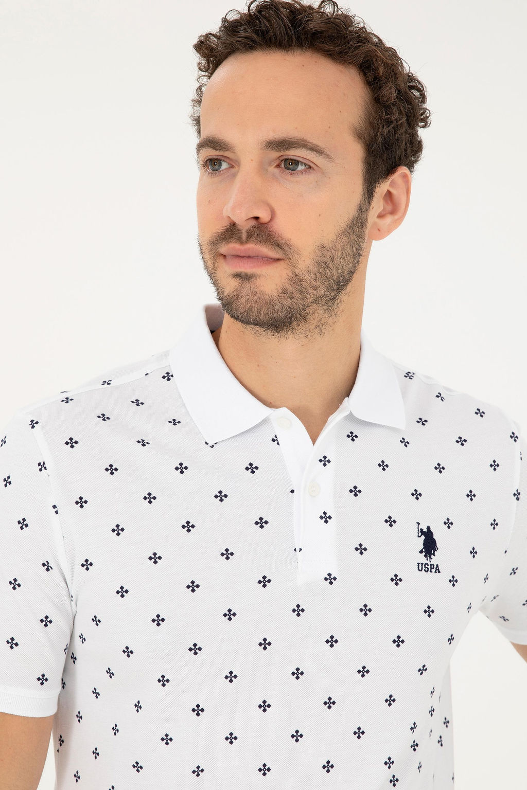 U. S. Polo Assn / Мужская белая футболка - U.s. polo assn фото 2