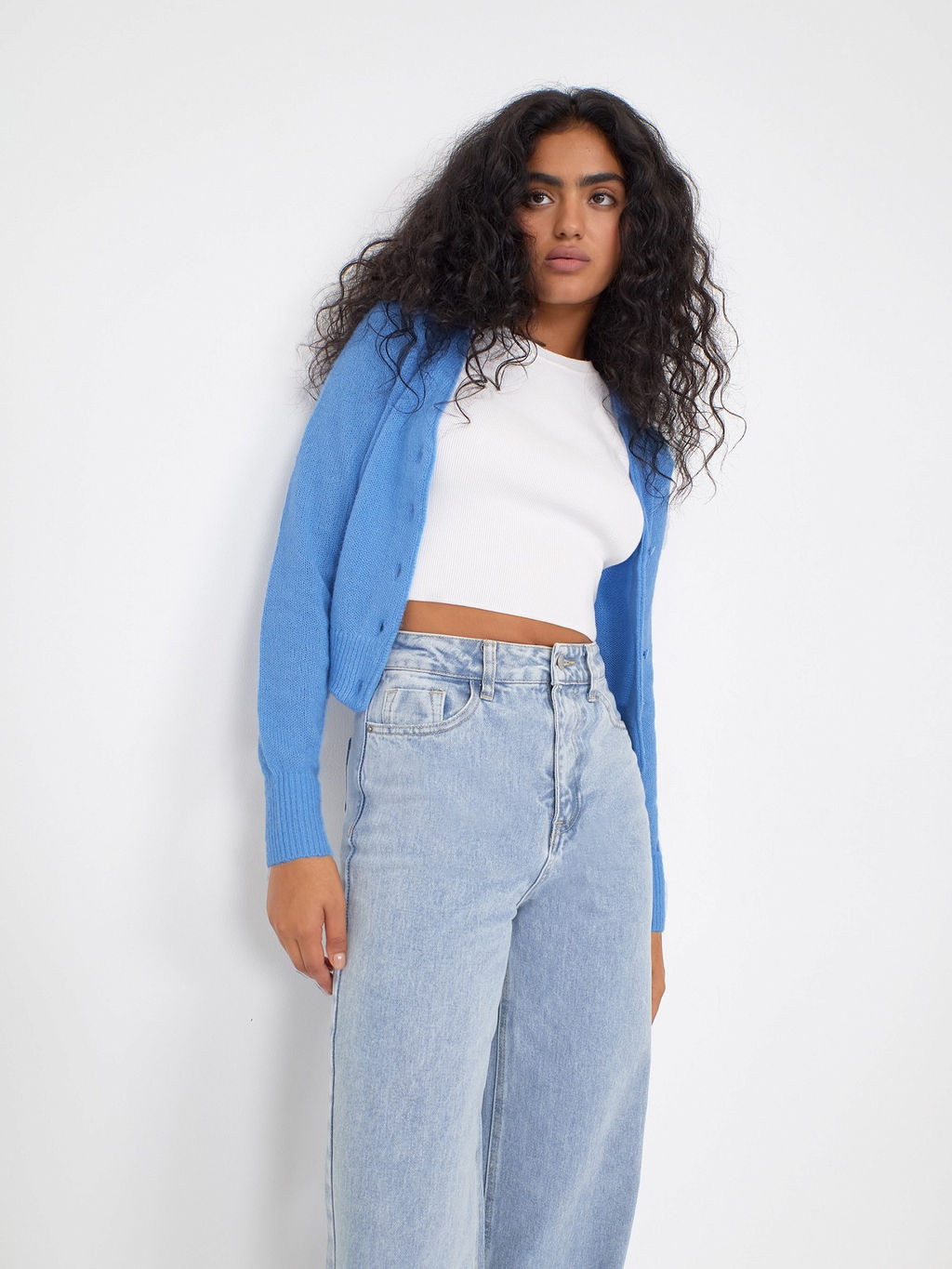 Широкие джинсы D241/viden - Emka фото 3