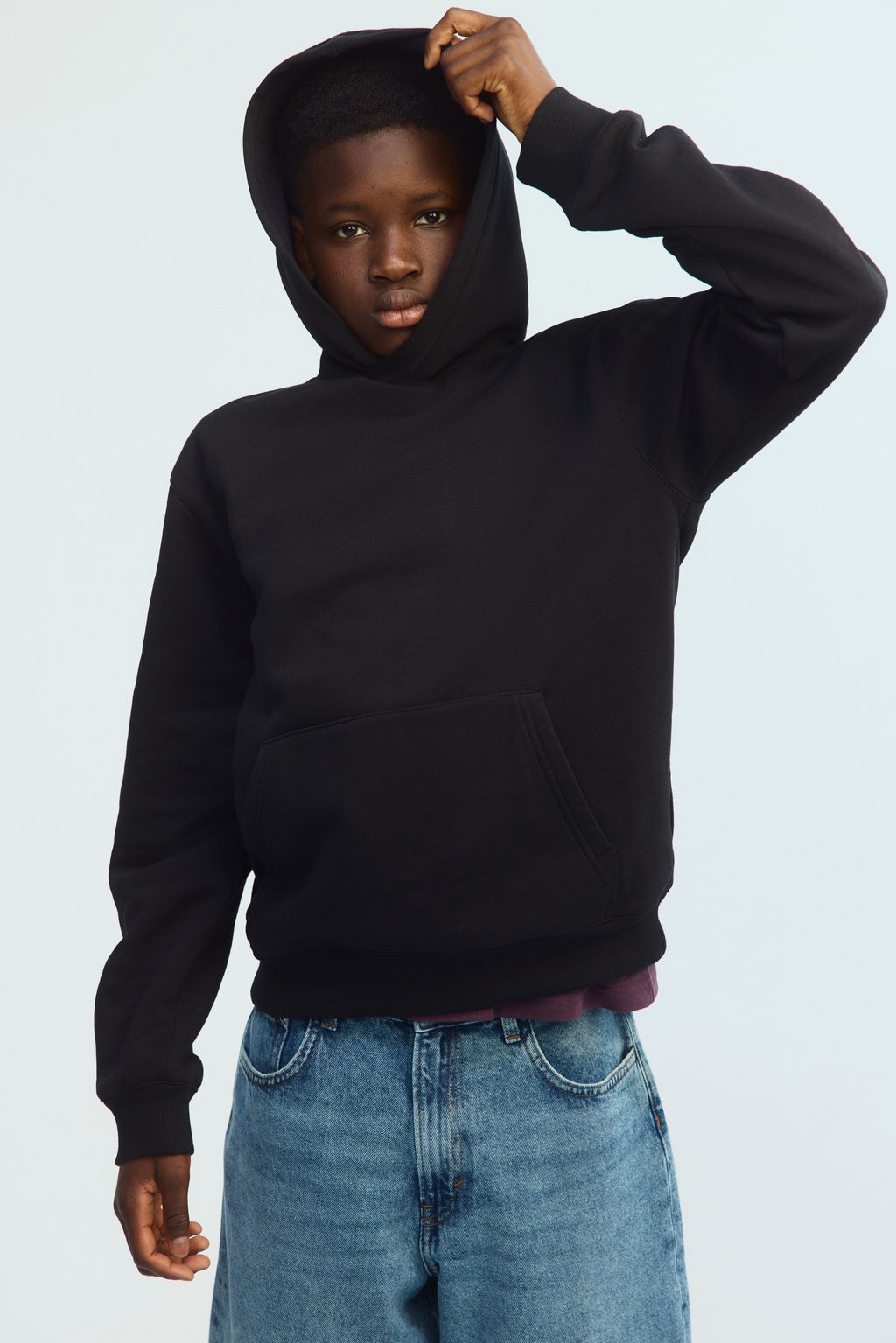 Sudadera con capucha e interior cepillado - H&m фото 3