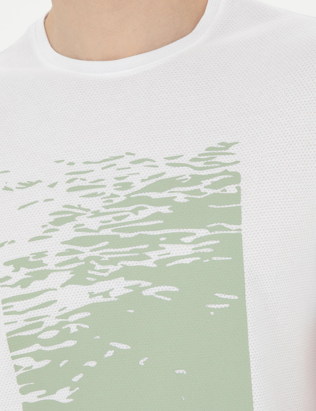 Beyaz Slim Fit Ti__rt