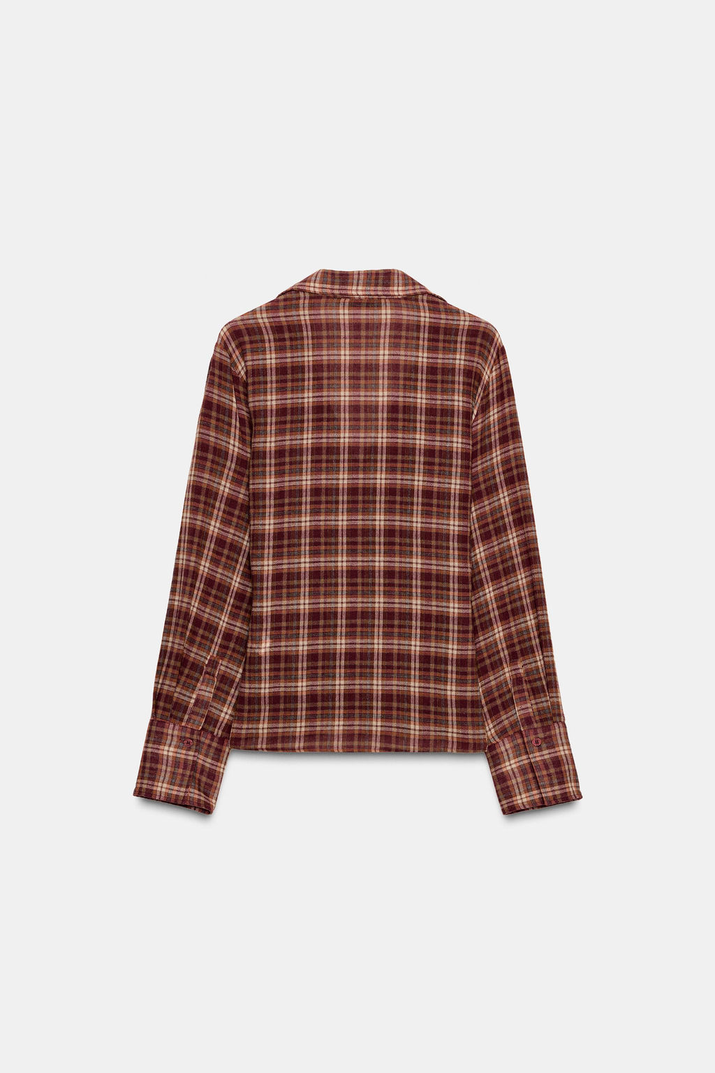 CHECK WRAP SHIRT