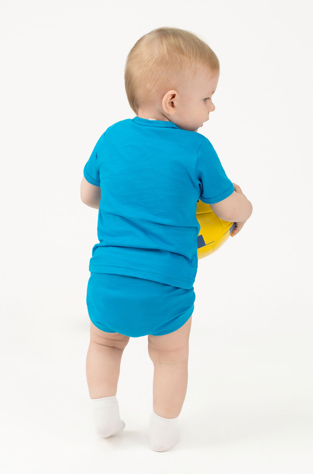 Комплект детский бирюза мишки