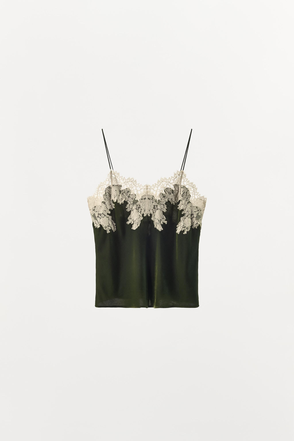 VELVET LACE TOP - Zara фото 3