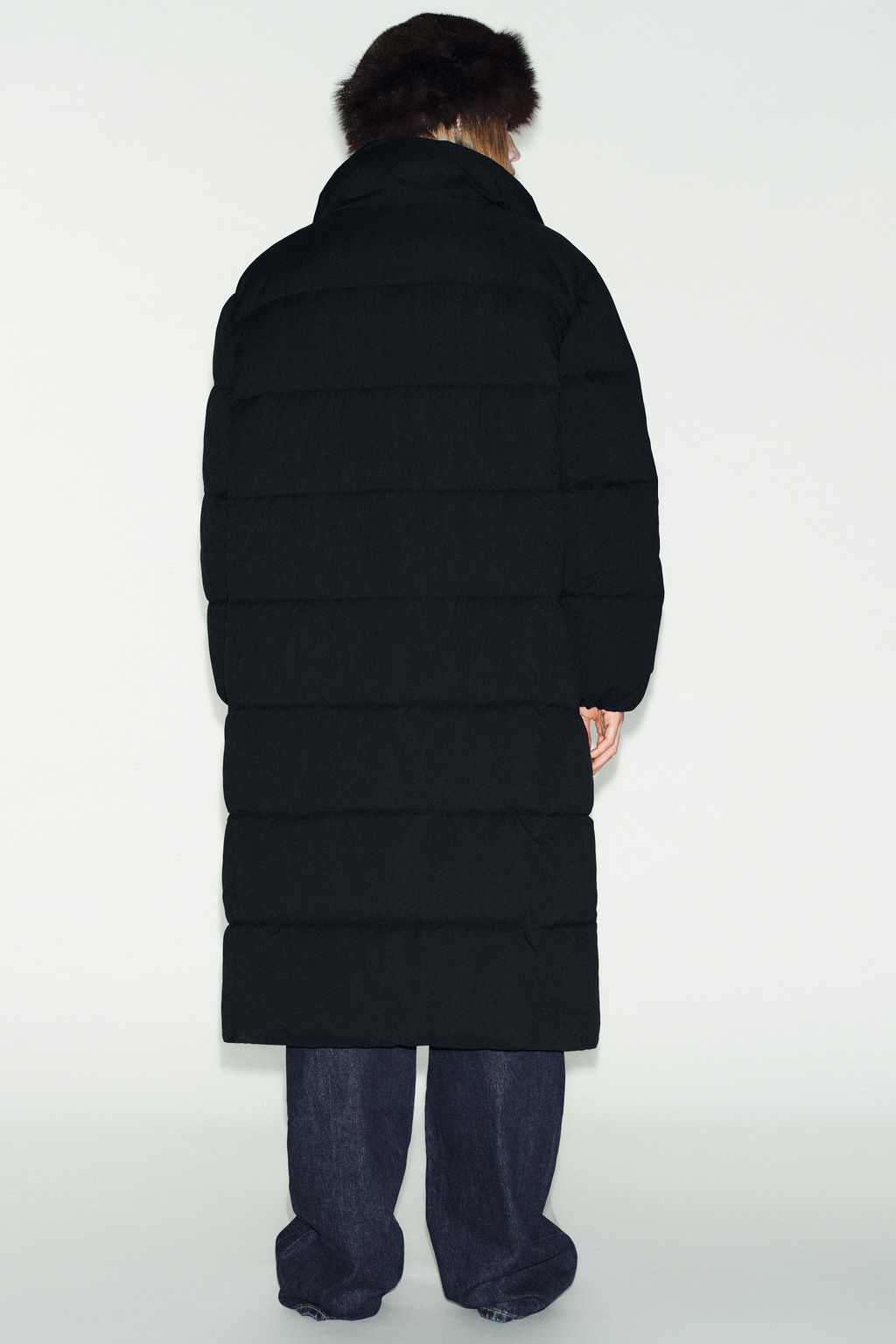 LONG WATER-REPELLENT AND WINDPROOF ANORAK WITH WRAP-AROUND NECK - Zara фото 7