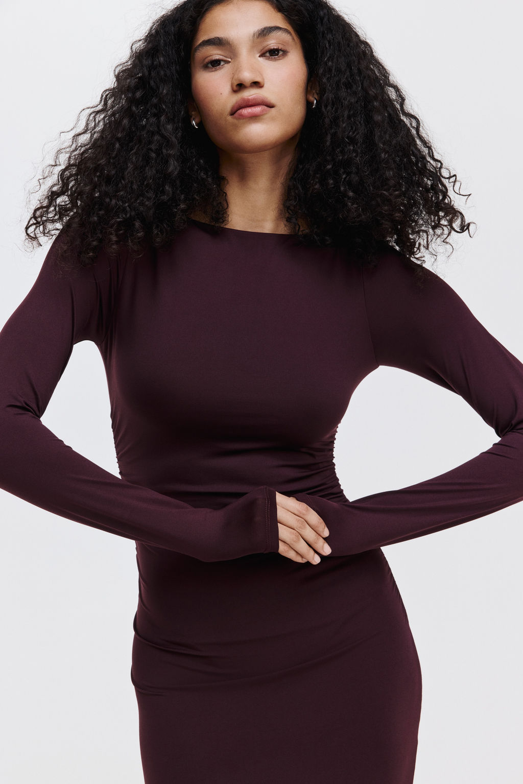 Vestido ajustado con dise?o drapeado - H&m фото 2