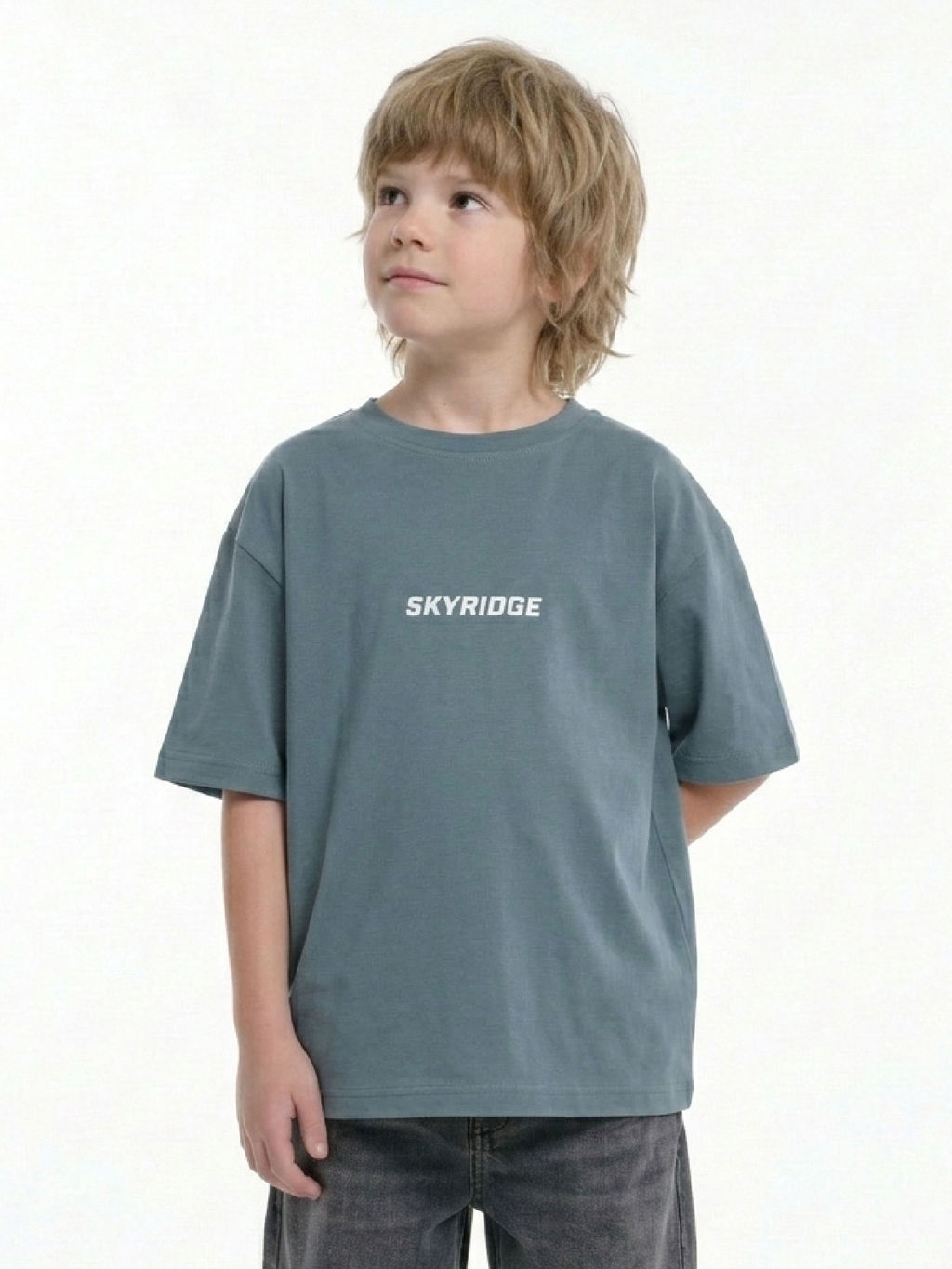 Футболка с принтом SKYRIDGE 22-9022 темный хаки