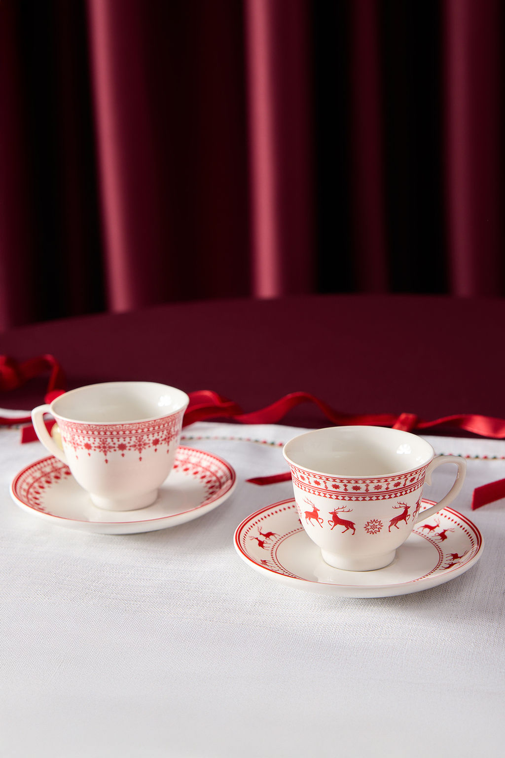 Y?lbas? 2 Kisilik Desenli Kahve Fincan? Tak?m? 90 CC TPHAW26KFC00000