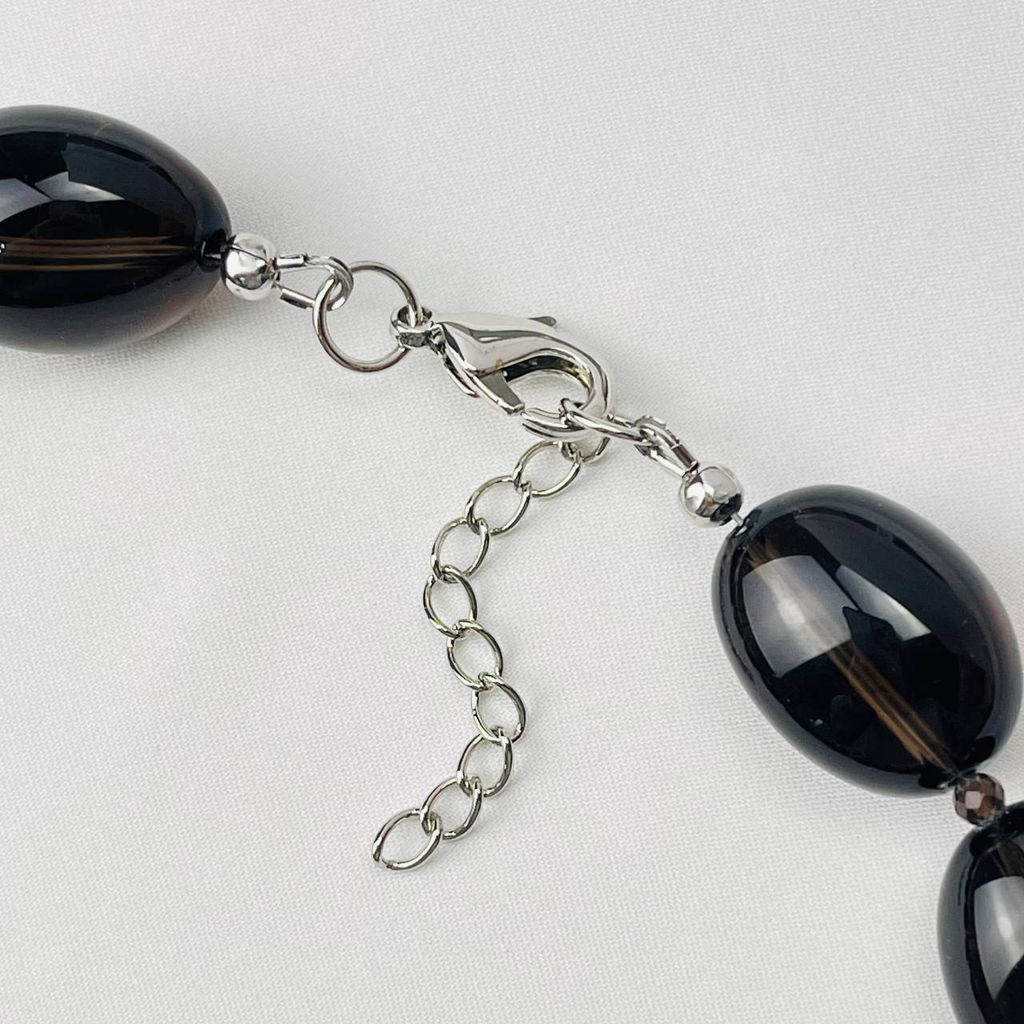 Колье из Раухтопаза 48 см +