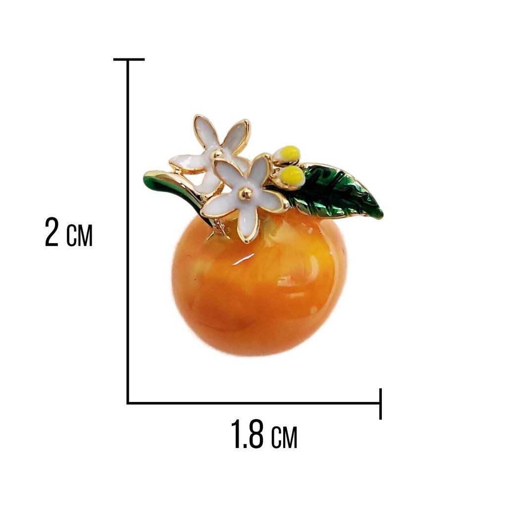 Брошь Апельсин - Vel vett фото 3