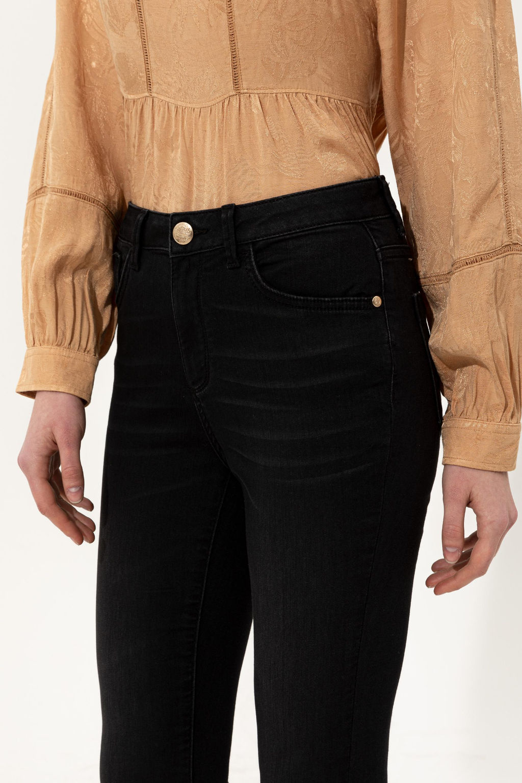 Женские черные джинсовые брюки - U.s. polo assn фото 20