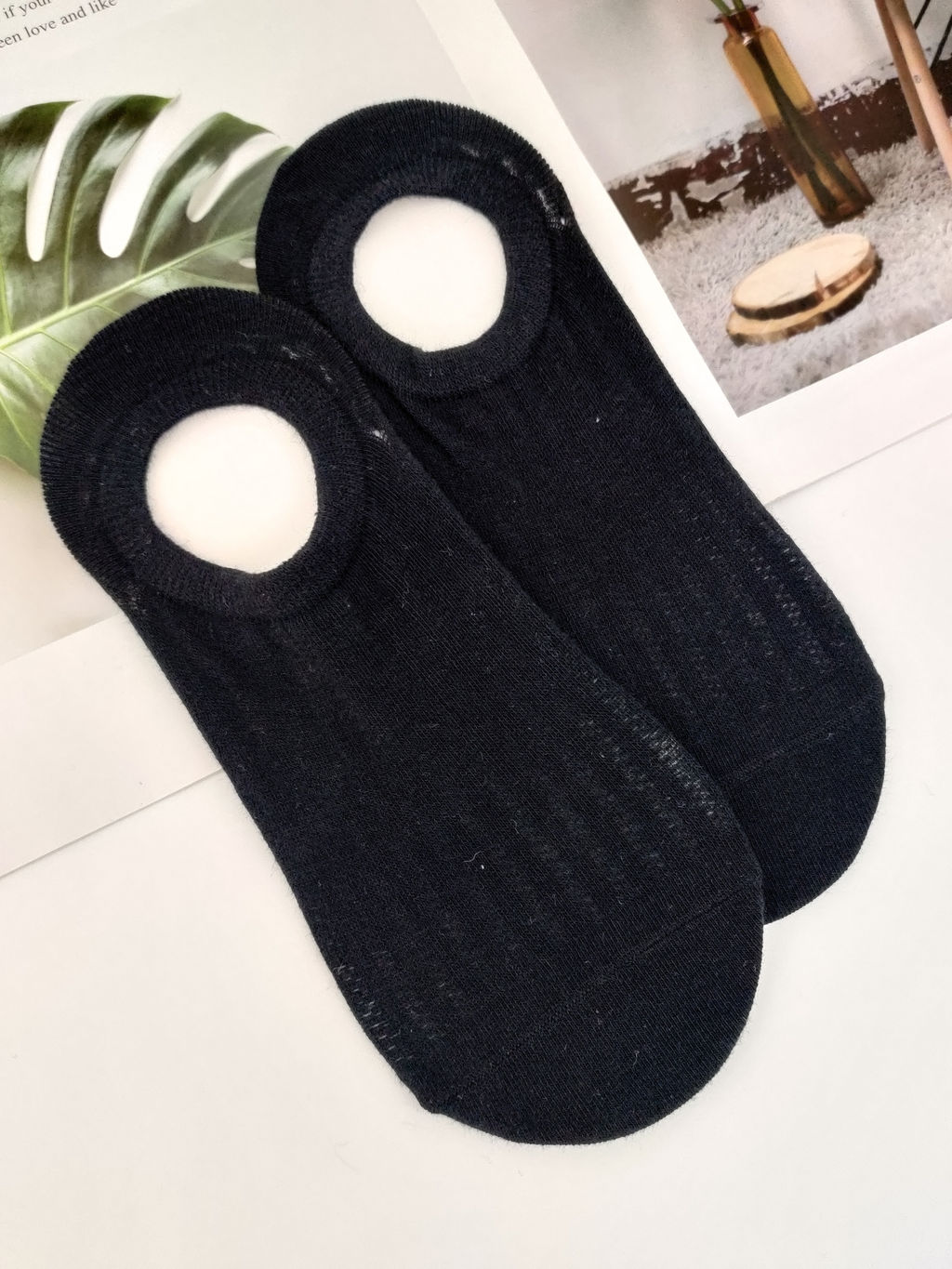 Следки р.35-40 Дышащие в полоску Чёрные - Krumpy фото 4