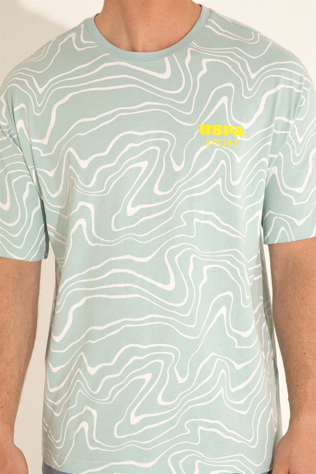 Мужская футболка водно-зеленого цвета - U.s. polo assn фото 14