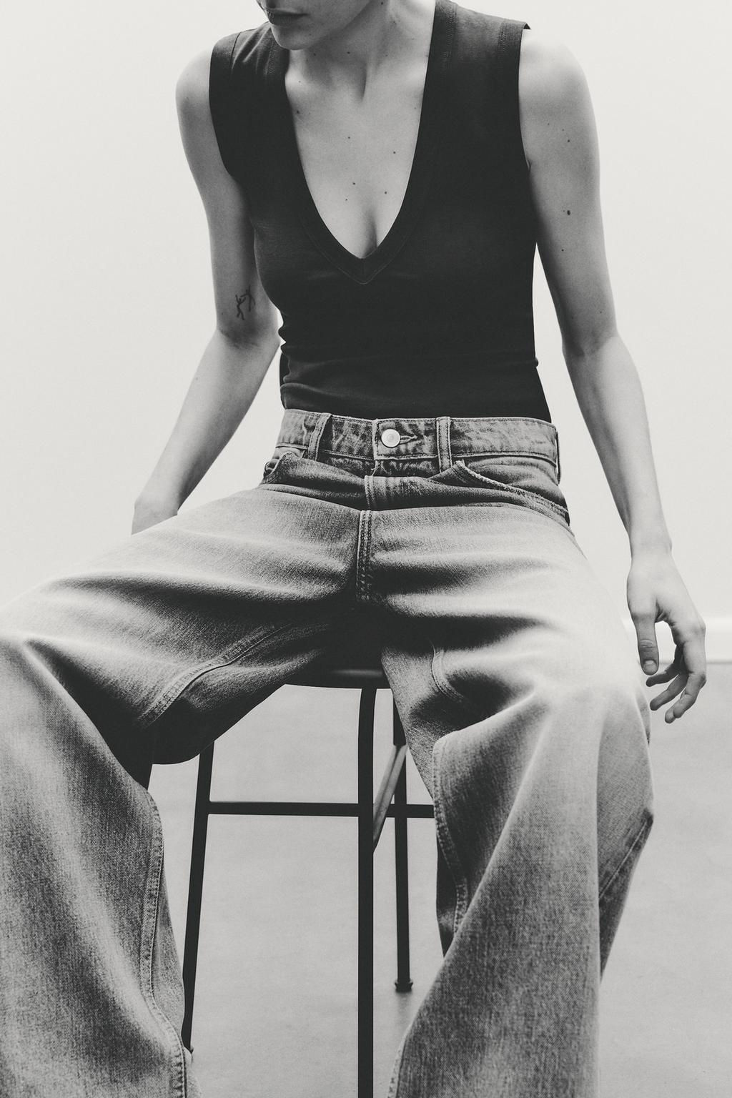 V-NECK TOP - Zara фото 23