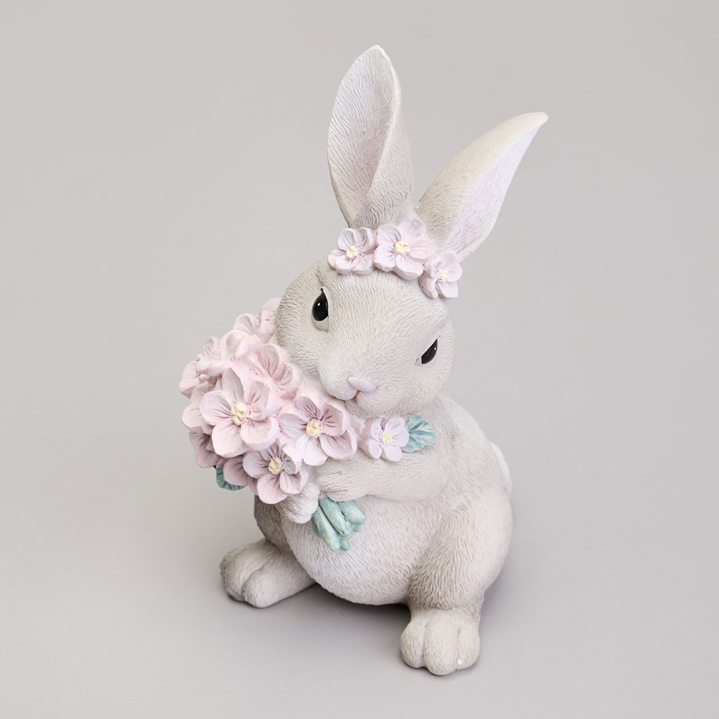 ФИГУРКА ДЕКОРАТИВНАЯ КРОЛИК 9Х9,5Х16 СМ