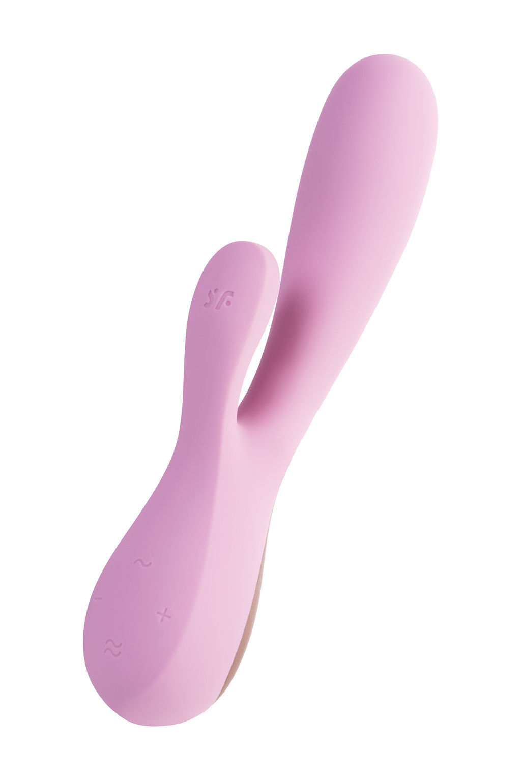 Нереалистичный вибратор Satisfyer Mono Flex, силикон, розовый, 20,4 см.