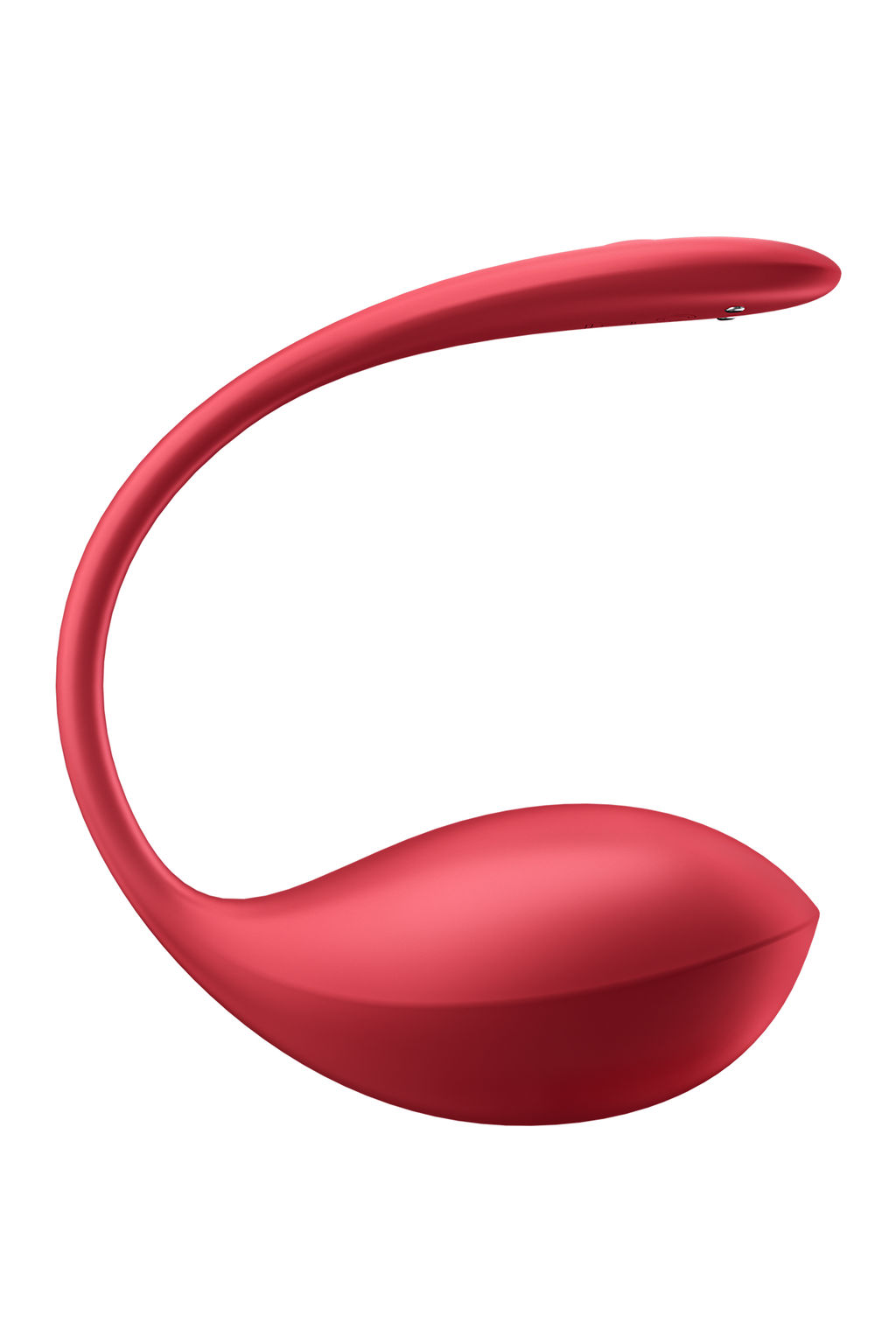 Виброяйцо Satisfyer Shiny Petal Connect App с пультом ДУ, красный, 7,5 см