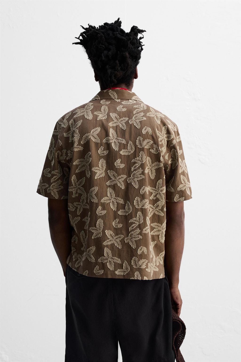 FLORAL JACQUARD SHIRT  OTIS KWAME KYE QUAICOE - Zara фото 3