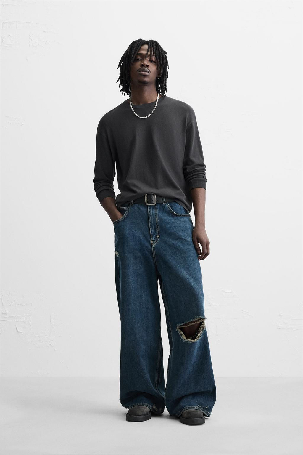 VISCOSE BLEND SWEATER - Zara фото 49