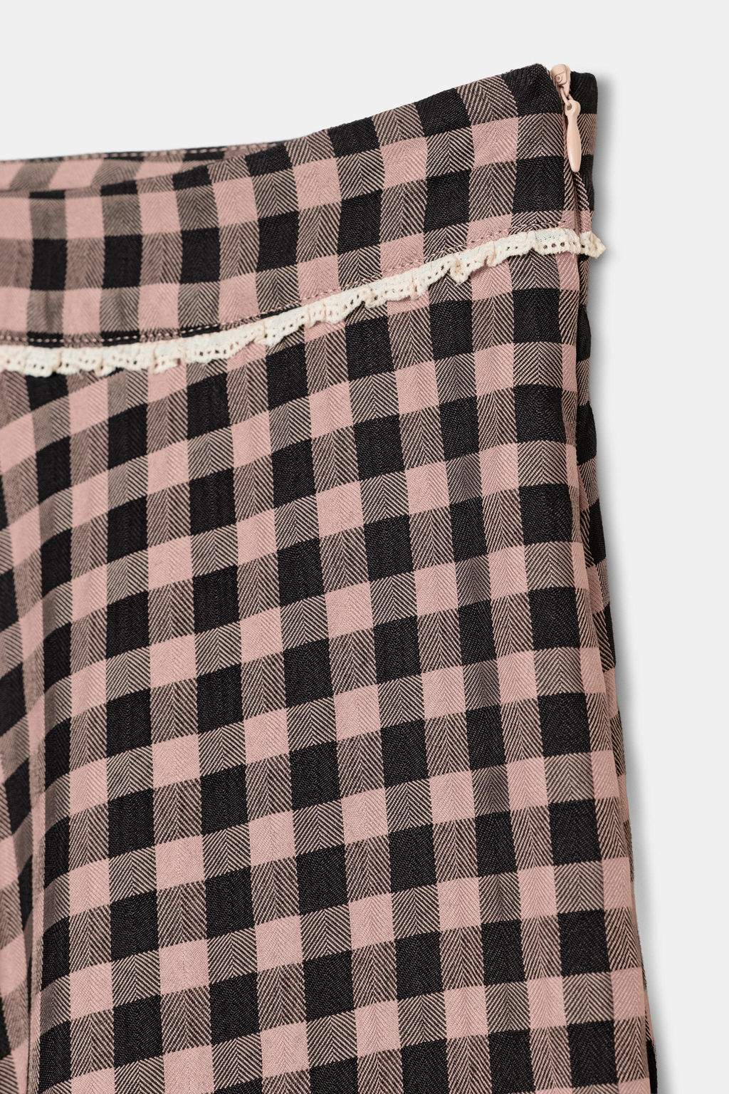 FALDA CUADRO VICHY PUNTILLA / Multicolor - Zara фото 8
