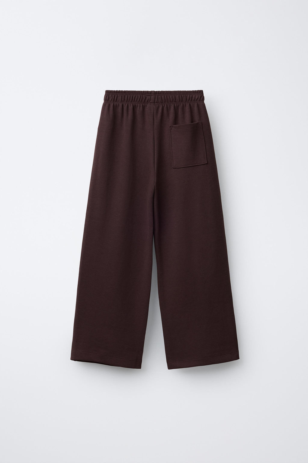 PANTAL?N WIDE LEG INTERLOCK / Marr?n - Zara фото 2