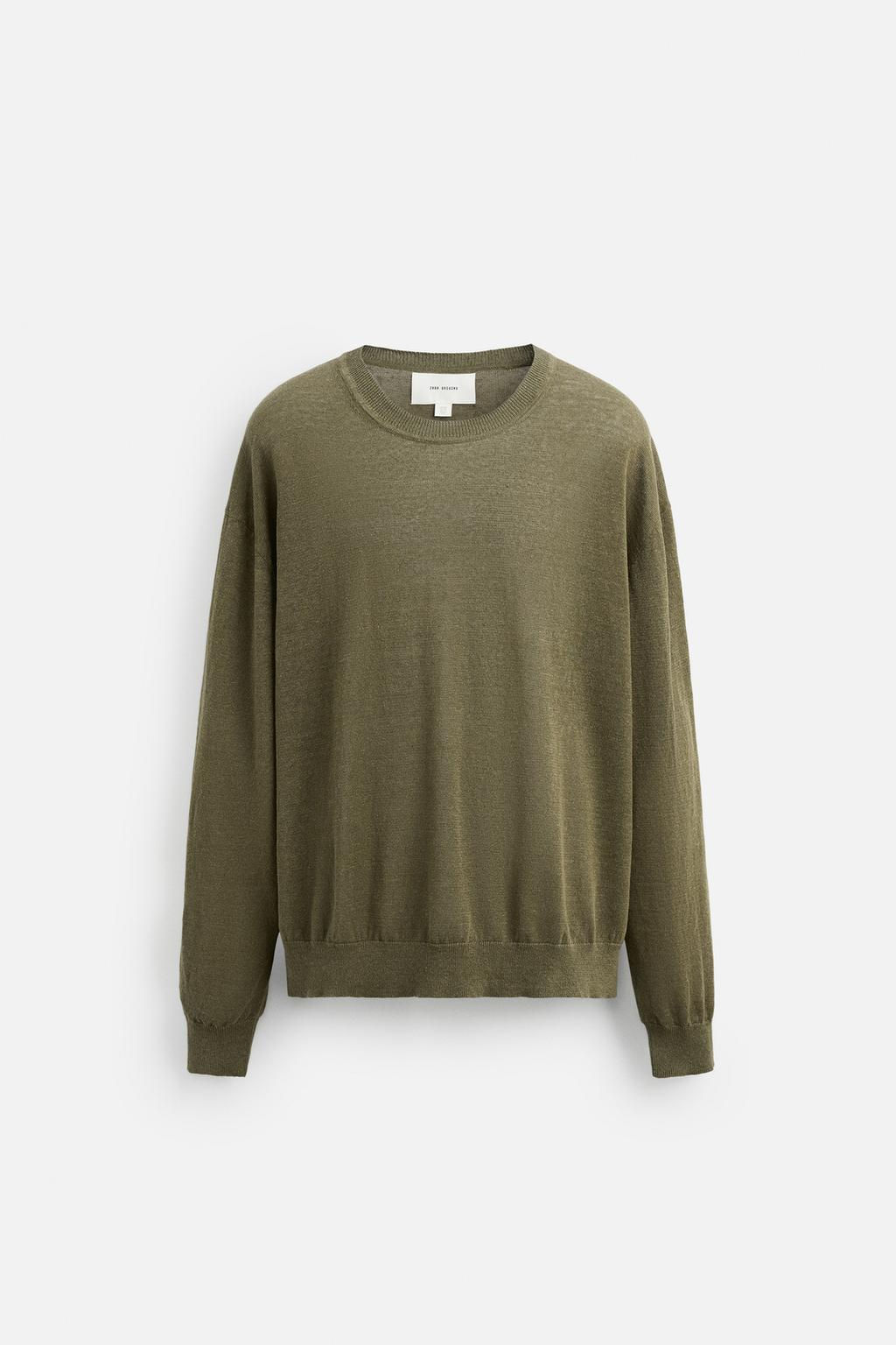 LIGHTWEIGHT 100% LINEN SWEATER - Zara фото 16