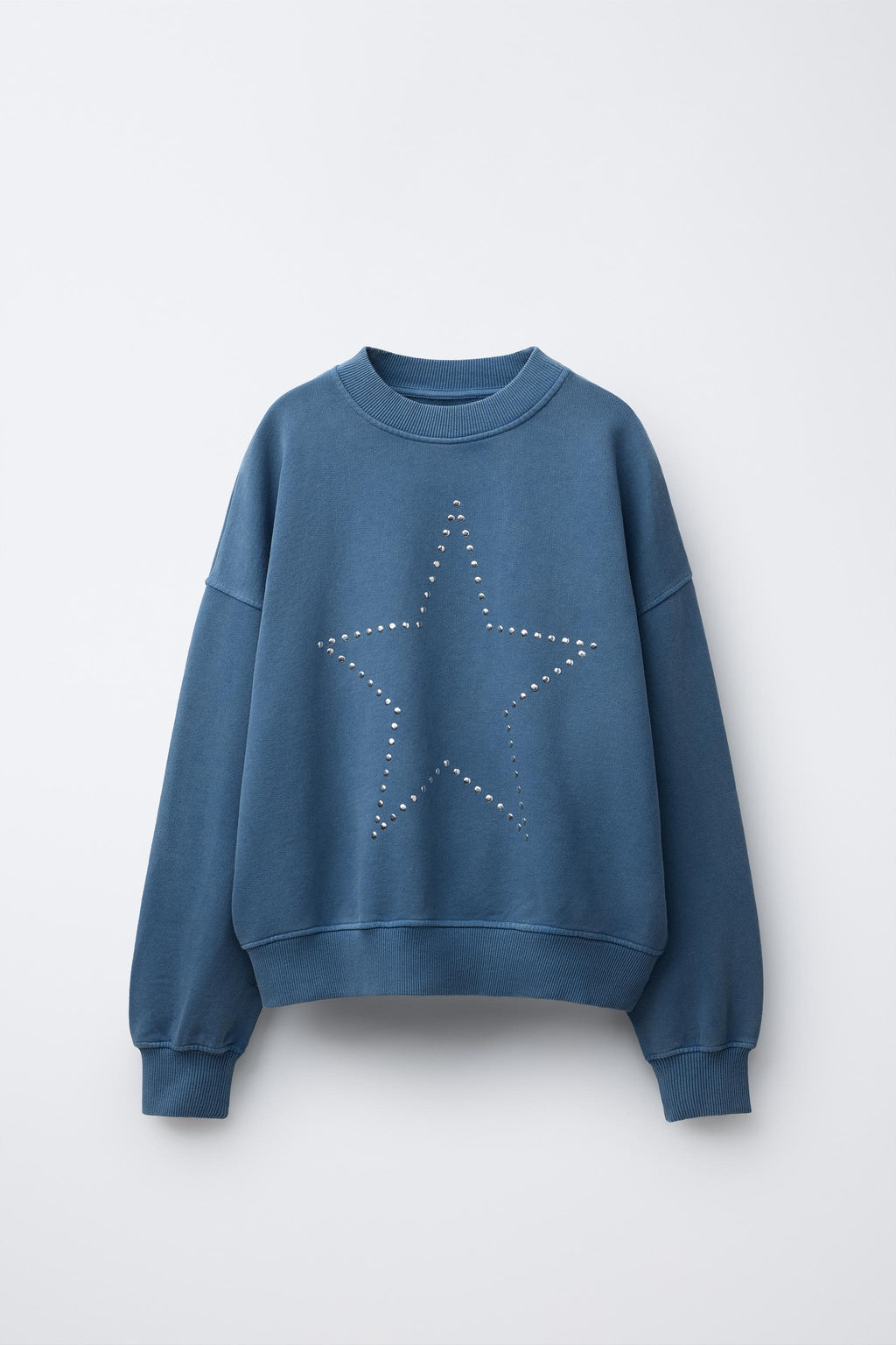 STAR STUD FADED SWEATSHIRT