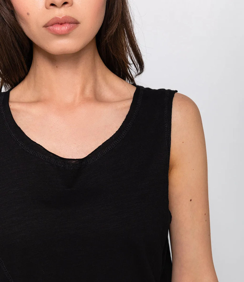 Майка #КТ2286, чёрный