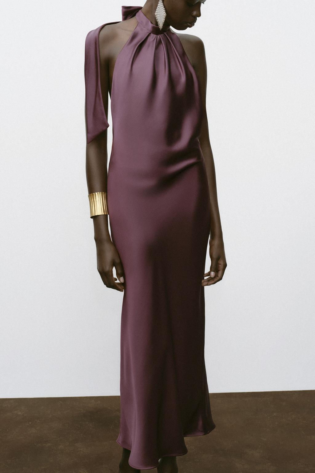 HALTER MIDI DRESS - Zara фото 2