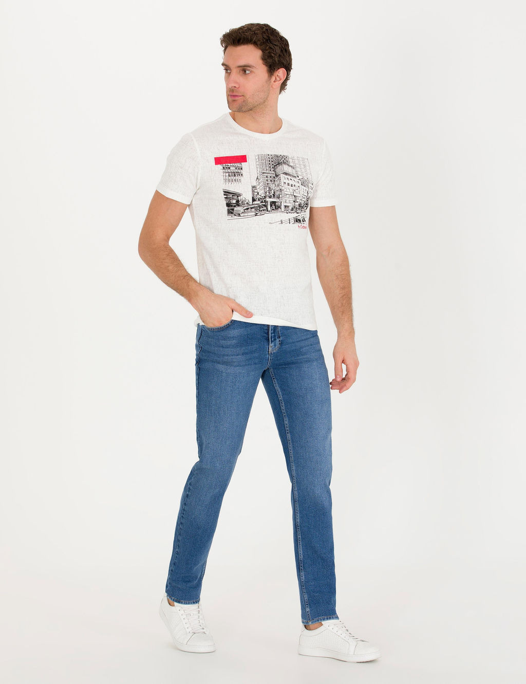 Белая облегающая футболка - Cacharel фото 4