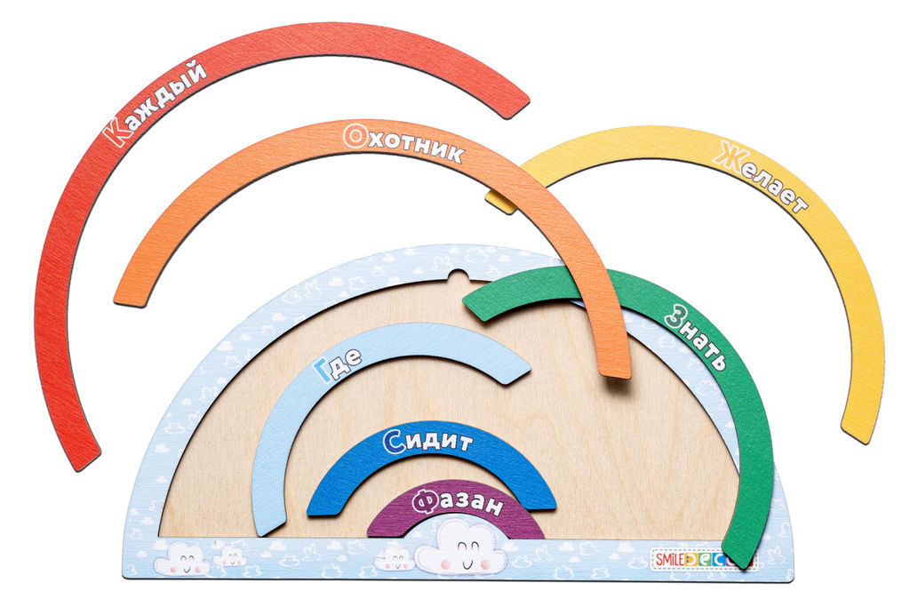 Учим цвета радуги - Smiledecor фото 2