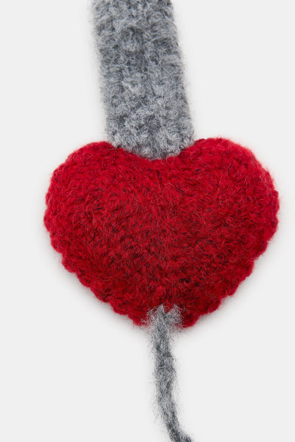 KNITTED HEART POMPOM EARMUFFS - Zara фото 3