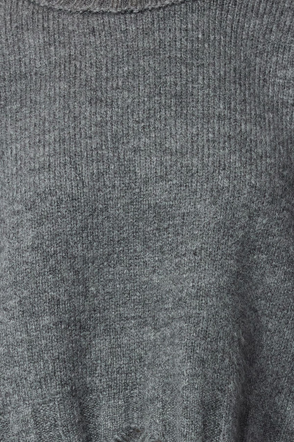 Antrasit Crop Super Genis Kal?p Yumusak Dokulu Ak?tma Detayl? Triko Kazak TWOAW24KZ00319 - Trendyolmilla фото 3