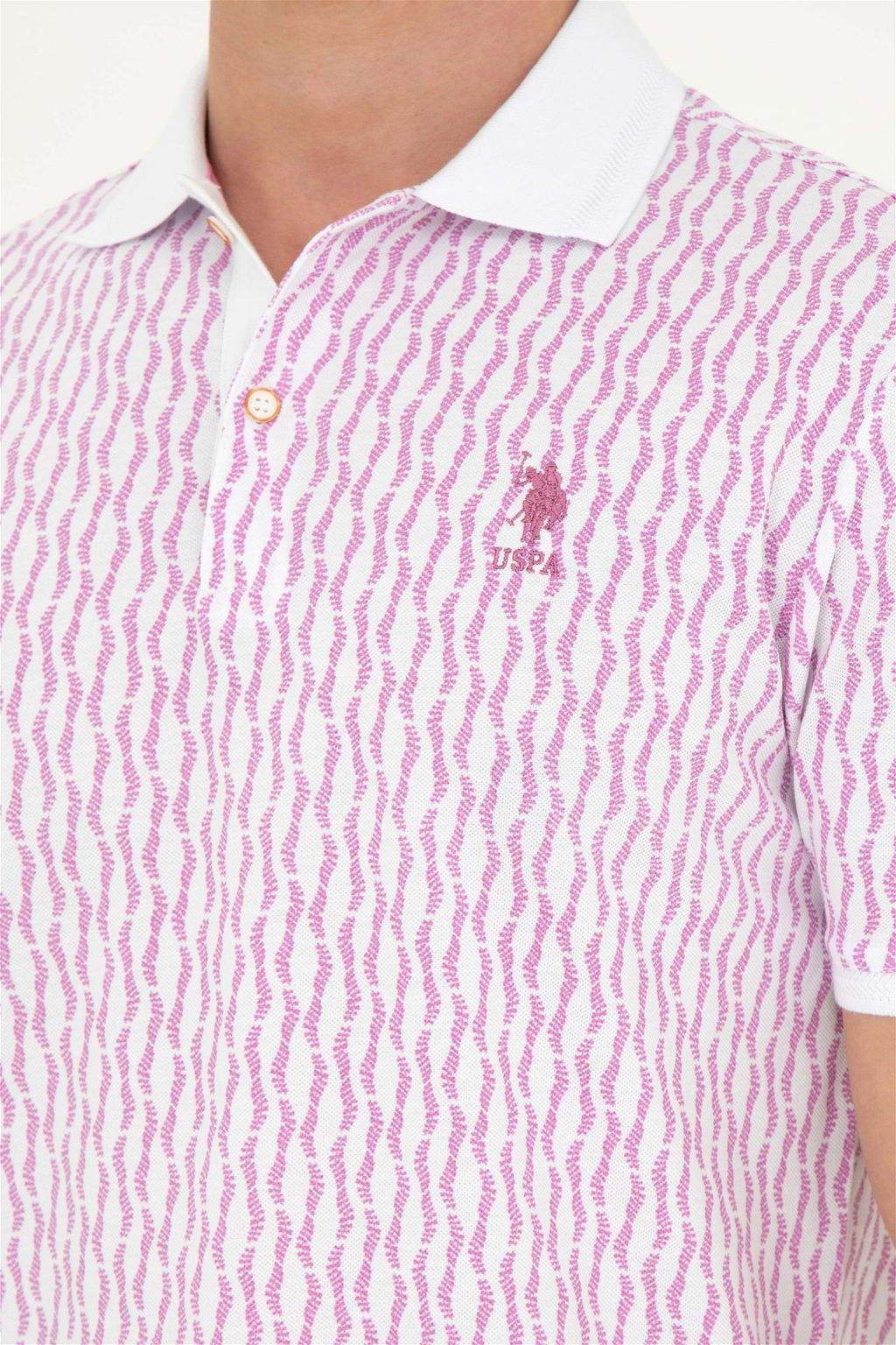 Мужская фиолетовая футболка - U.s. polo assn фото 7
