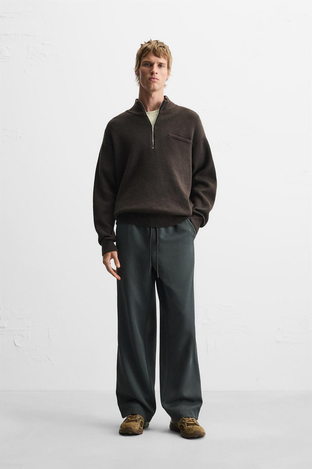 TECHNICAL TROUSERS WITH SIDE PANEL - Zara фото 12