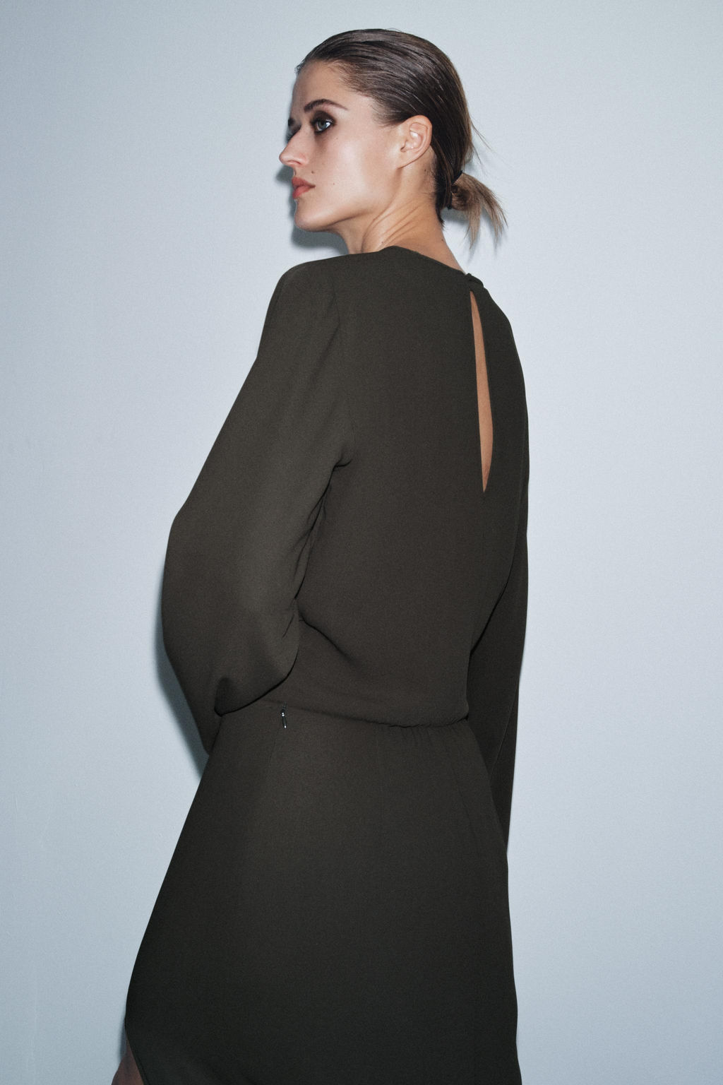 ZW COLLECTION PLEATED MIDI DRESS - Zara фото 3