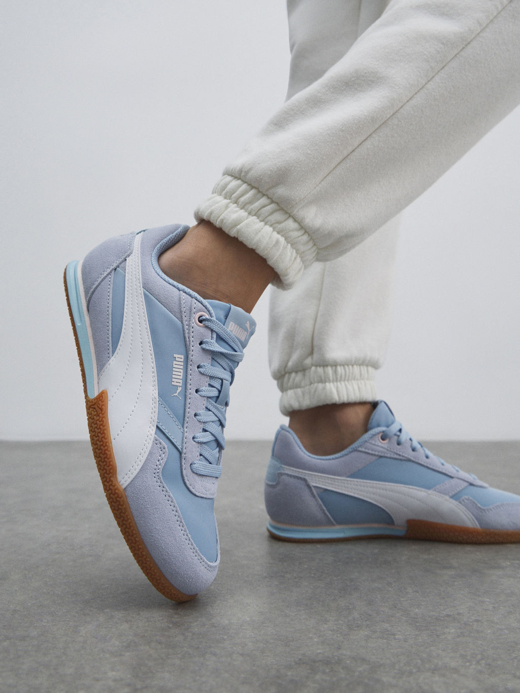 Женские кроссовки PUMA BELLA DONNA NYLON Артикул 4589292, небесно-голубой
