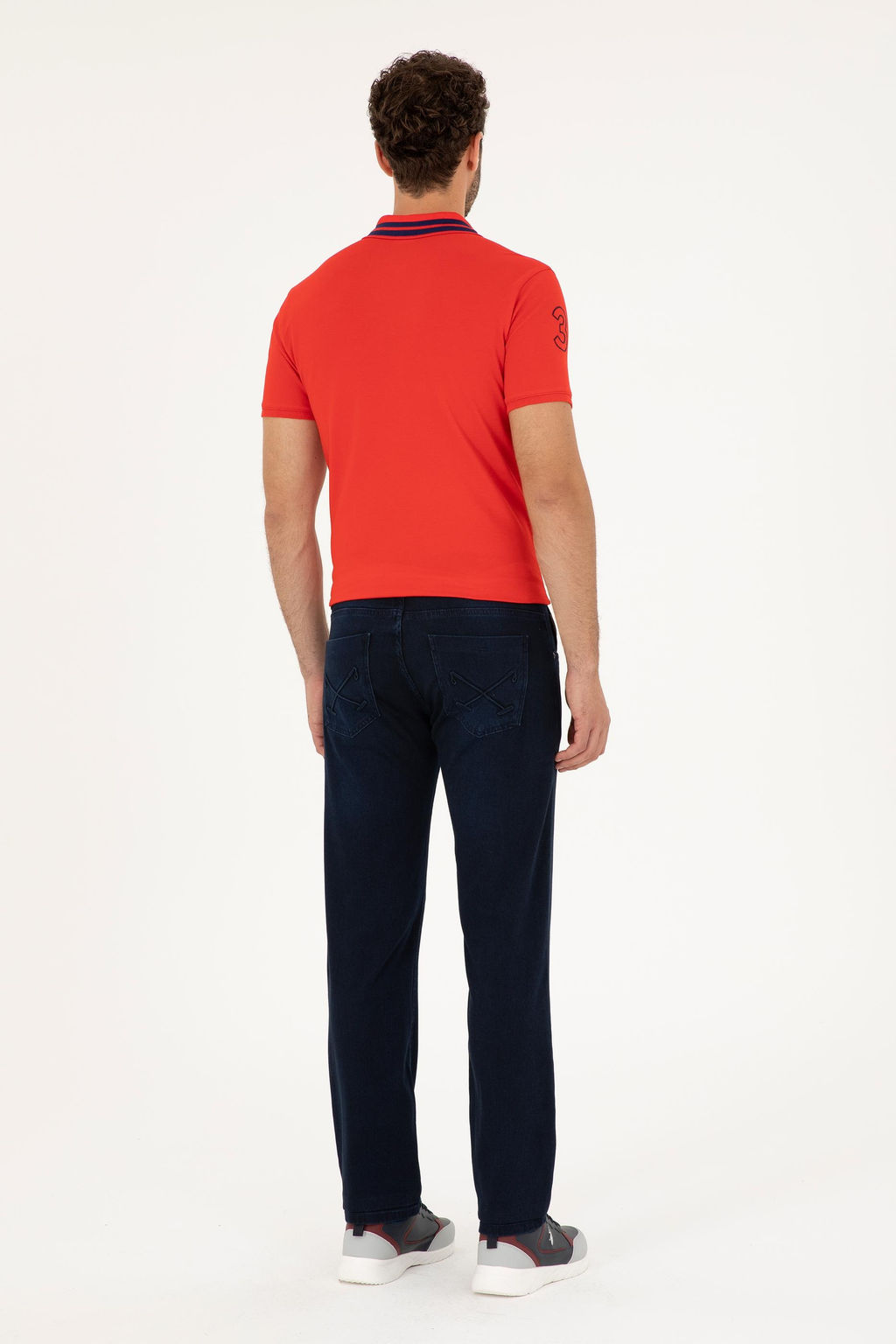 U. S. Polo Assn / Мужские темно-синие джинсовые брюки - U.s. polo assn фото 4