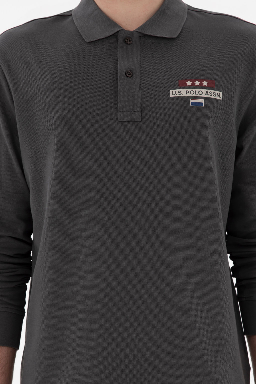 Мужской свитшот антрацитового цвета Неожиданная скидка в корзине - U.s. polo assn фото 12