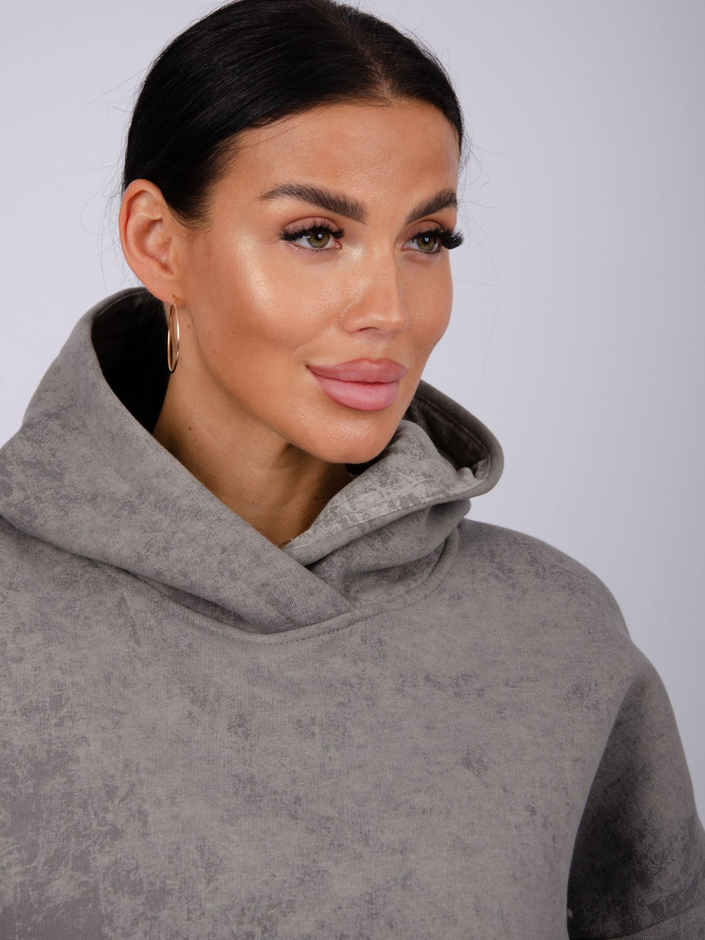 Костюм Винтаж чёрный, футер начес (М) - Малина фото 64