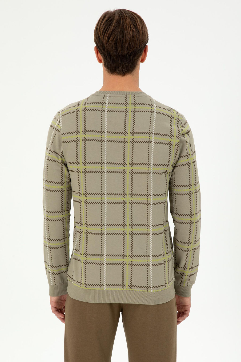 Мужской свитшот светло-хаки Неожиданная скидка в корзине - U.s. polo assn фото 5