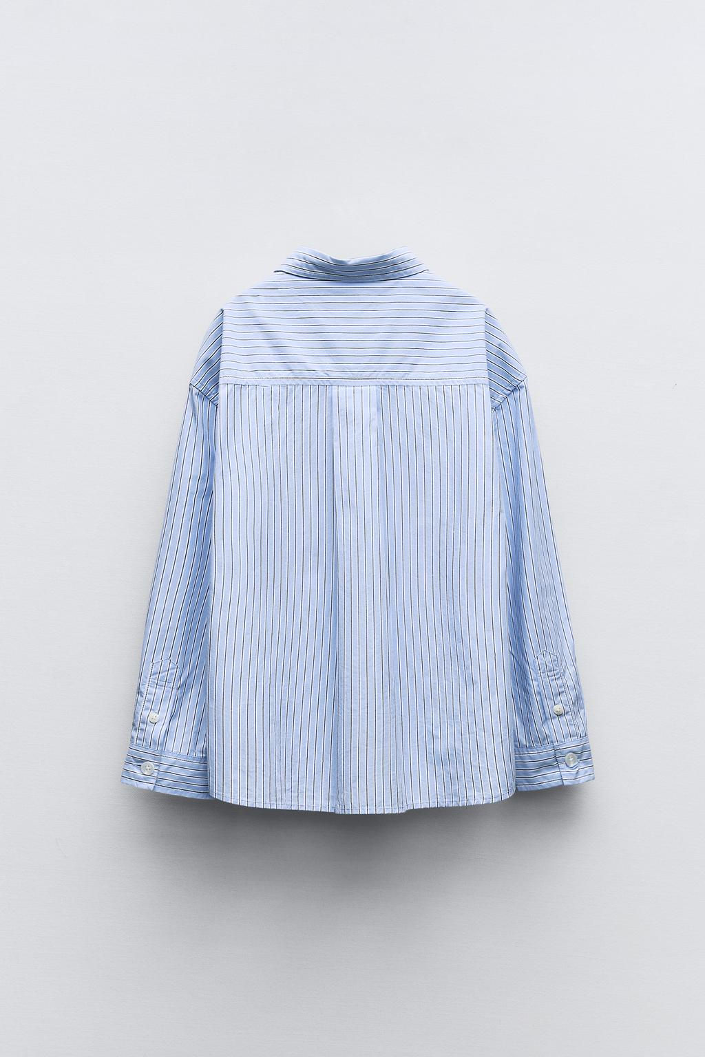 STRIPED SHIRT WITH POCKETS - Zara фото 3