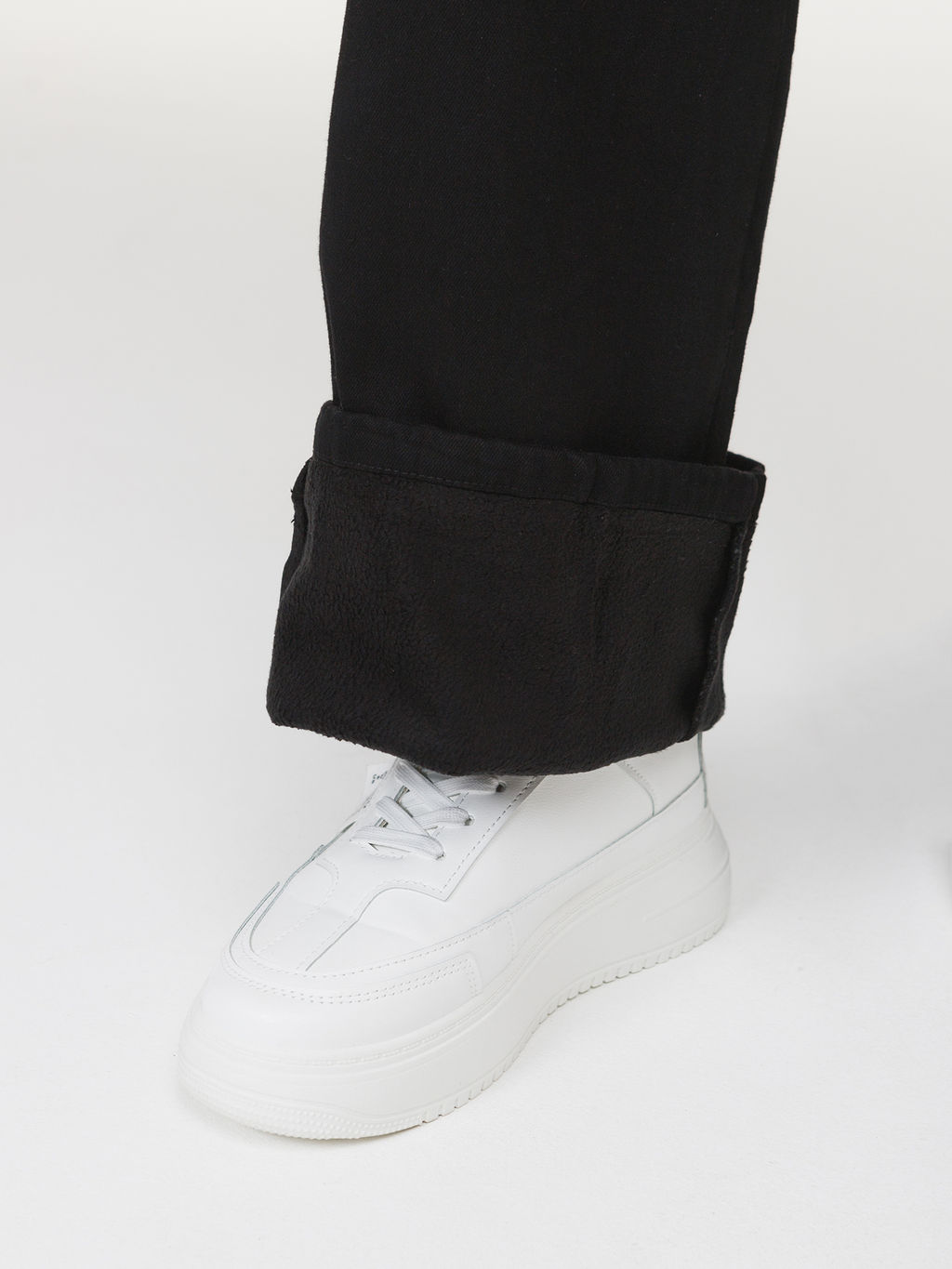 Джинсы-трубы утеплённые для девочек - СИНЯЯ МОДА фото 9