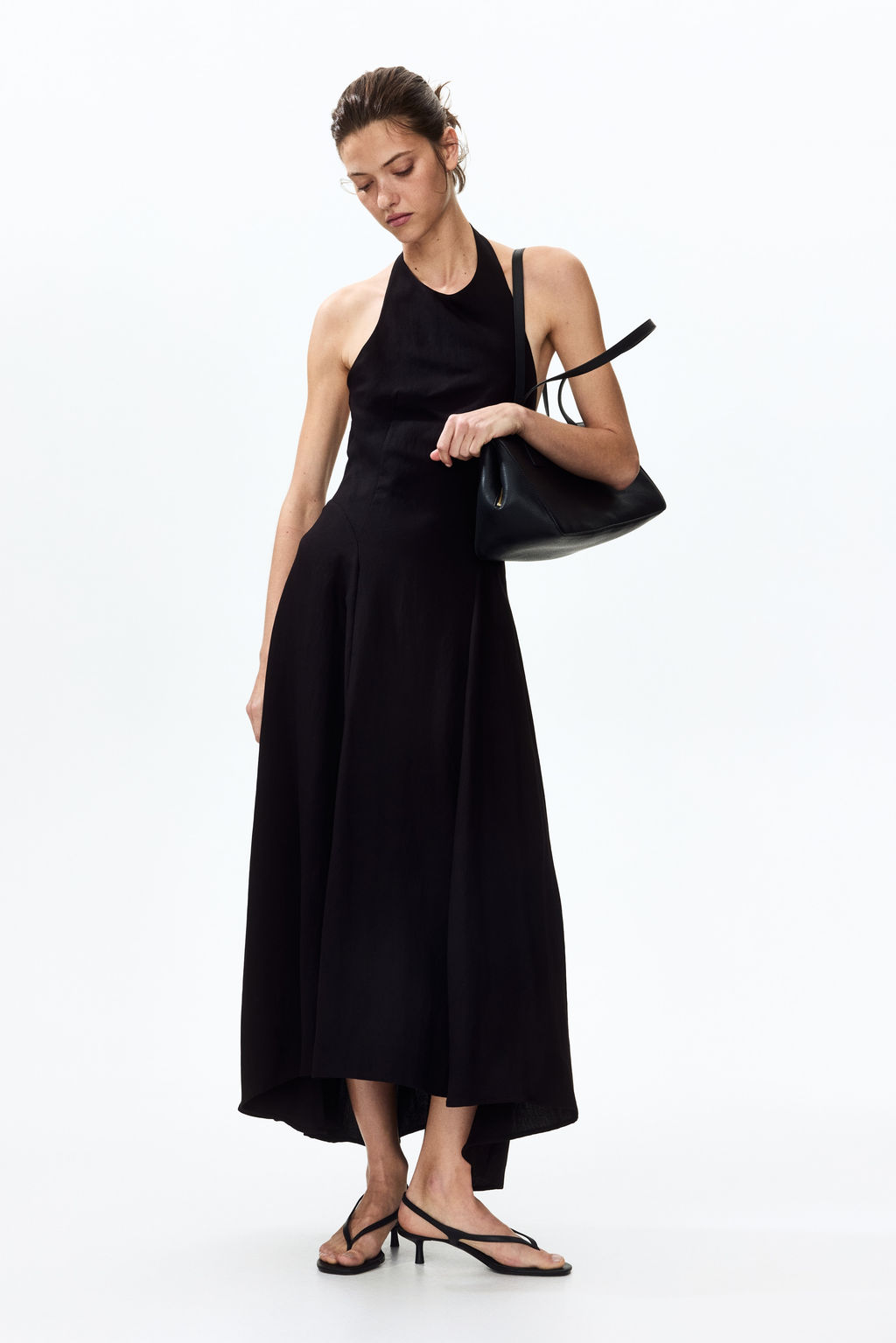 Vestido halter con vuelo - H&m фото 2