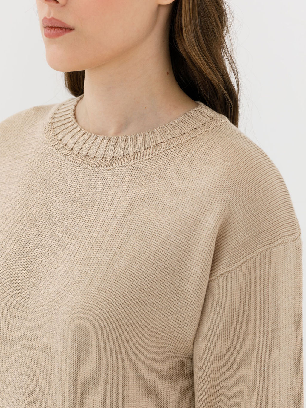 Блузка вязаная