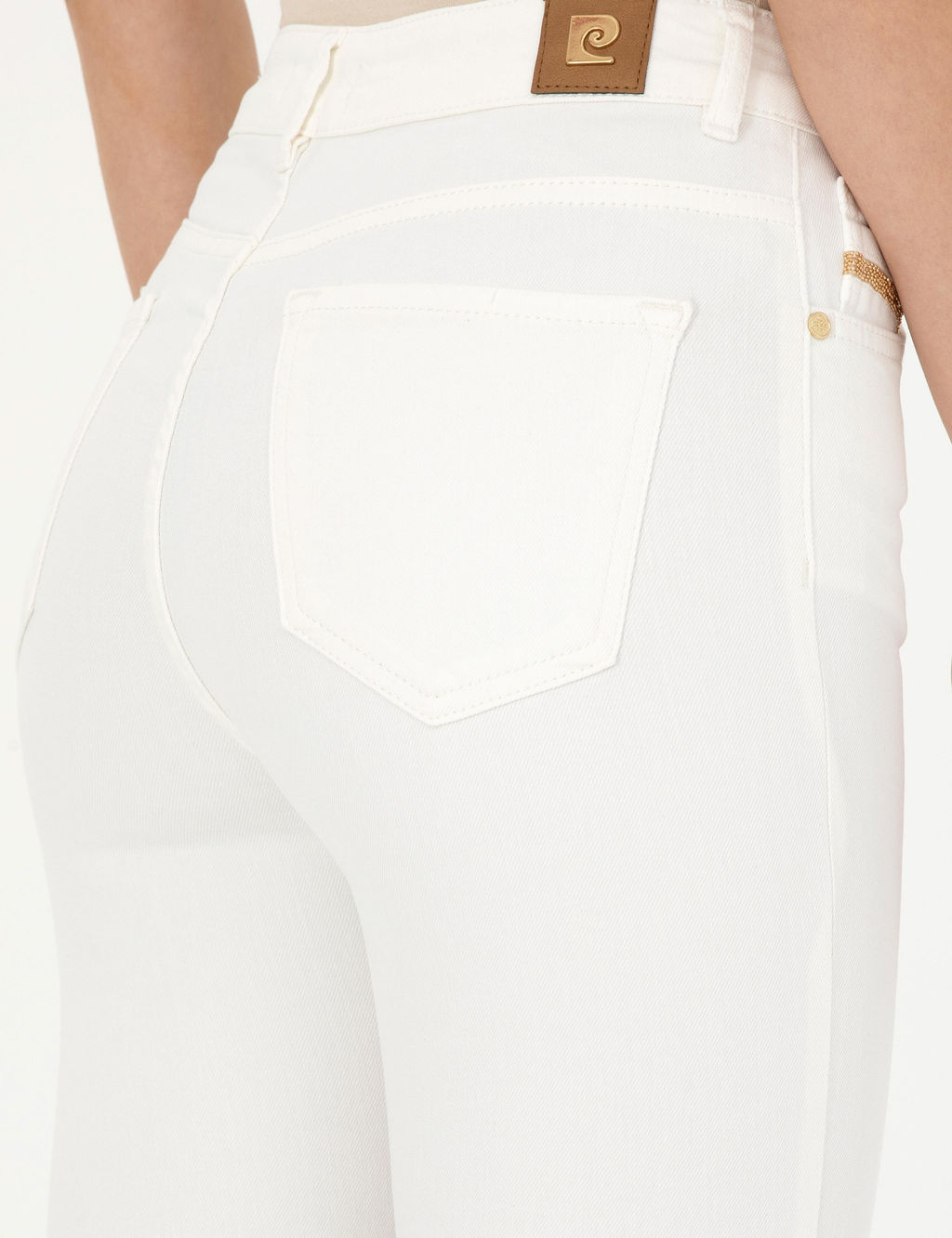 Beyaz Skinny Fit Jean Pantolon - Pierre cardin фото 6