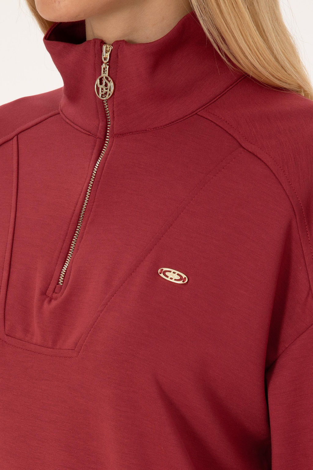 Kad_n Koyu Frambuaz Sweatshirt - U.s. polo assn фото 7