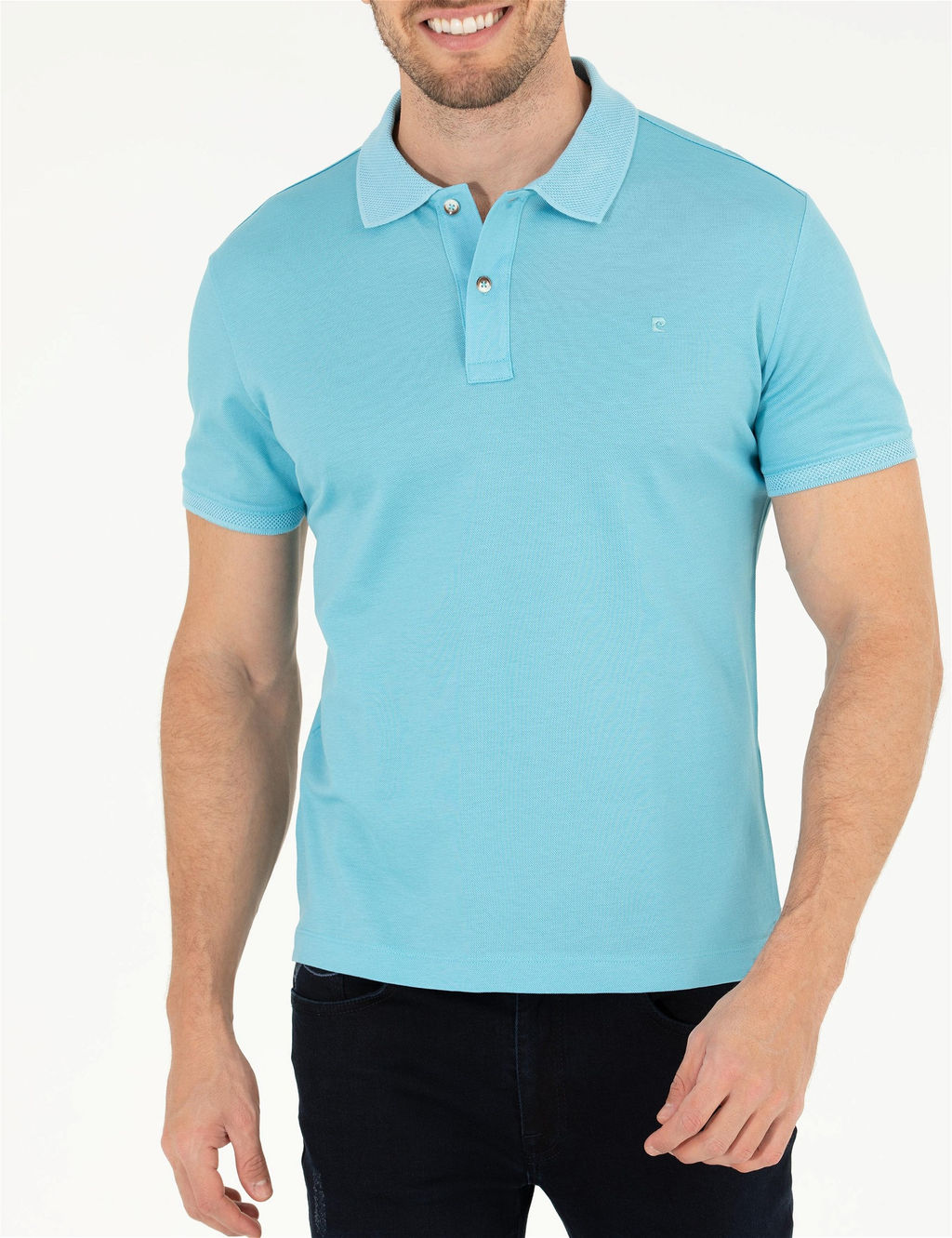 A__k Mavi Slim Fit Polo Yaka Merserize Ti__rt - Pierre cardin фото 6