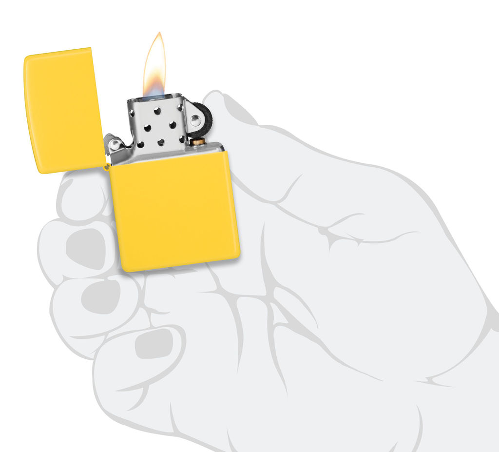 Зажигалка ZIPPO классическая с покрытием цвета подсолнуха | Classic Sunflower 46019  фото 5