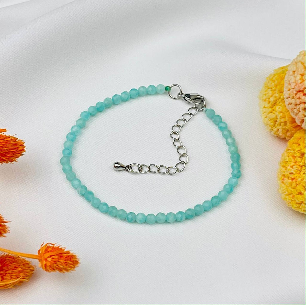 Браслет из камня Амазонит 18 см +