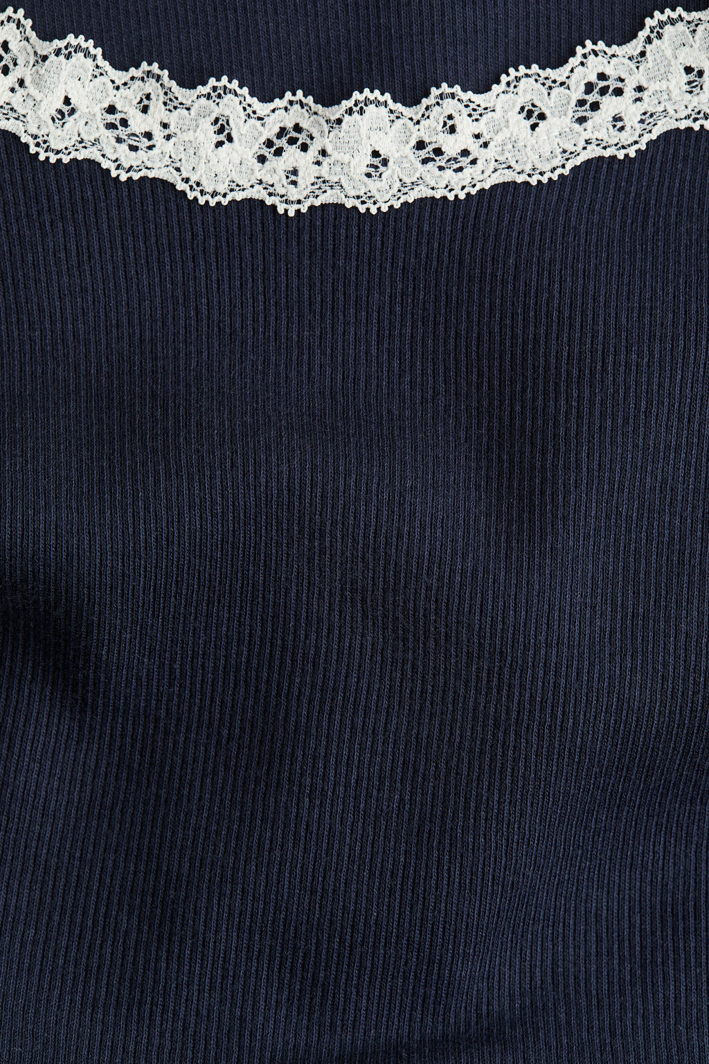 Top de tirantes con ribete de encaje - H&m фото 4